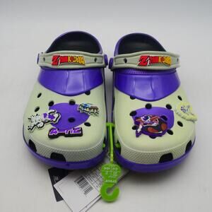 NEW Crocs Classic Clogs Men's 9 Dragon Ball Z Frieza Purple Women's 11